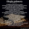 Poema Elegía primera de Miguel Hernández - Análisis del poema