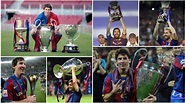 Un gran campeón: los 34 títulos de Messi en el Barcelona