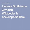 Liubava Dmitrievna Zavidich - Wikipedia, la enciclopedia libre | La ...