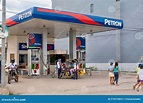 A Small Petron Gas Station Located In Puerto Galera, Philippines ...