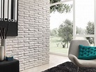 Paneles de ladrillo rustico Blanco | PanelPiedra®