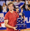 Russian player Andrey Rublev won his first ATP title in singles in 2017