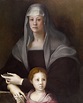 Portrait of Maria Salviati de' Medici with Giulia de' Medici Painting ...