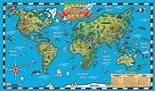 Printable World Map For Kids 2 Kids World Map Maps Fo - vrogue.co
