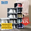 SIKA 4 shoe boxes กล่องเก็บรองเท้า กล่องเก็บรองเท้า วัตถุทำจากพลาสติกใส ...