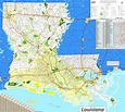 Louisiana Map With Cities And Roads | NAR Media Kit