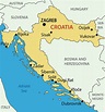Datos de Croacia - Geografia moderna
