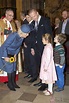 La Duquesa de Cornualles con Damian Lewis y sus hijos en una misa en la ...