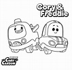 Cory and Freddie from Go! Go! Cory Carson Coloring Page - Free ...