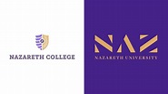 Brand New: New Logo and Identity for Nazareth University by Span