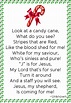 A beautiful cane about Jesus, using the candy cane | Christmas poems ...