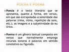 PPT - POESIA, POEMA E PROSA PowerPoint Presentation, free download - ID ...