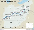 Physical Map Of Ohio River