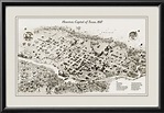 Houston TX 1837 | Vintage City Maps