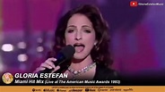 Gloria Estefan • Miami Hit Mix (Live at The American Music Awards 1993) - YouTube