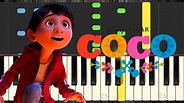 Partitura Recuerdame - Coco (Disney Pixar)