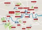 Map Of London Neighborhoods And Attractions | Coastal Map World
