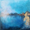 Flowing (SOLD)-modern abstract landscape art by Amy Provonchee - Art by ...