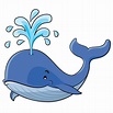 Dibujos animados de ballena | Vector Premium | Pintura de baleia ...