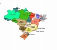 Mapa de brasil para imprimir