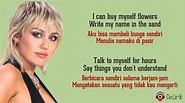 Flowers - Miley Cyrus (Lirik Lagu Terjemahan) ~ TikTok Viral I can buy ...