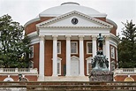 1826 Rotunda building, designed by Thomas Jefferson. University of ...