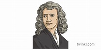Herr Isaac Newton Dibujo