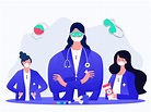 Doctors illustration by Yudiz Solutions Ltd on Dribbble
