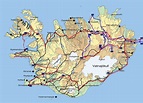 Reiseroute-Karte