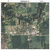 Aerial Photography Map of Oakland, IL Illinois