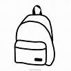 Clipart backpack coloring page, Picture #382651 clipart backpack ...