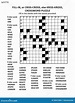 Criss Cross Puzzles Free Printable - Printable Form, Templates and Letter