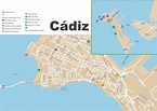 Cádiz tourist map - Ontheworldmap.com