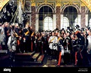 La proclamación del Imperio Alemán - Proclamación del rey Guillermo I ...