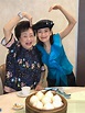 容姨譚倩紅提前慶祝生日 90歲仍然好精靈氣色紅潤曬招牌腰果眼笑容