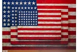 Jasper Johns - Three Flags | Widewalls