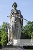 Statue der Göttin Diana, Nymphenburger Schloss, München, Oberbayern ...