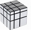 Cooja Mirror Cube Puzzle 3x3 Mirror Blocks Silver Smooth Speed Cube ...