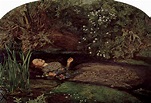 John Everett Millais, "Ofelia". Óleo sobre tela, 1852 - Departamento de ...
