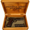 Springfield Armory Colt 1911 Display Case - Militaria