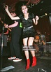 Kelli Dayton of Sneaker Pimps performing on stage at Splash Club ...