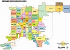 Denver neighbourhood map