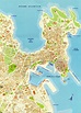 Mapa de La Coruña - Tamaño completo