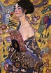 Dame mit Fächer | Gustav Klimt