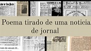 78. Poema tirado de uma notícia de jornal.... Manuel Bandeira. - YouTube