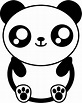 Dibujos de Oso Panda Kawaii para Colorear, Pintar e Imprimir ...