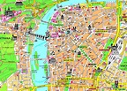 Mapa turístico del centro de Praga | Praga | República Checa | Europa ...