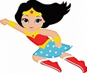 Wonderwoman Baby Clipart - Imagenes De Mujer Maravilla Animada ...