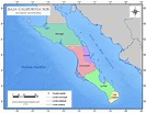 Mapa de municipios de Baja California Sur | DESCARGAR MAPAS