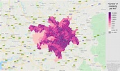 Manchester population stats in maps and graphs.